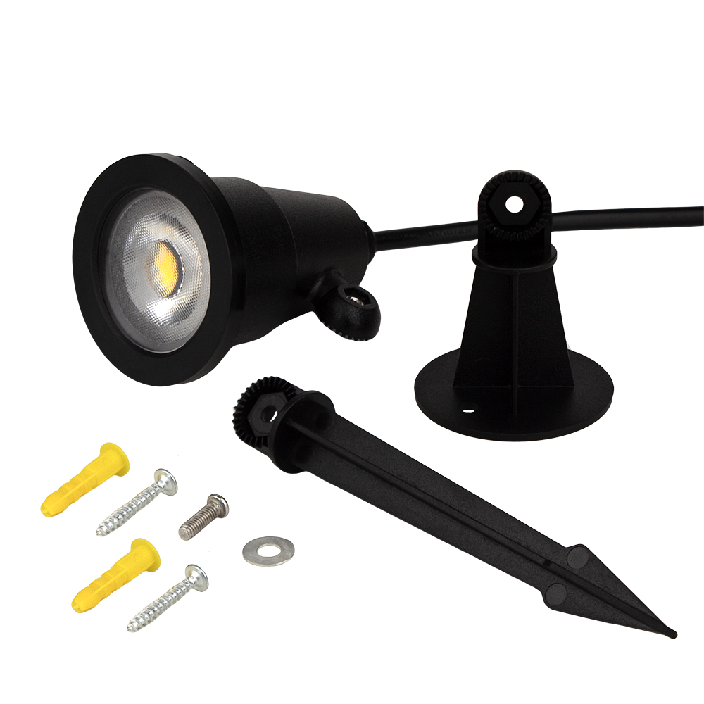 Espeto/Spot LED Easy IP65 5W 3.000K - Preto
