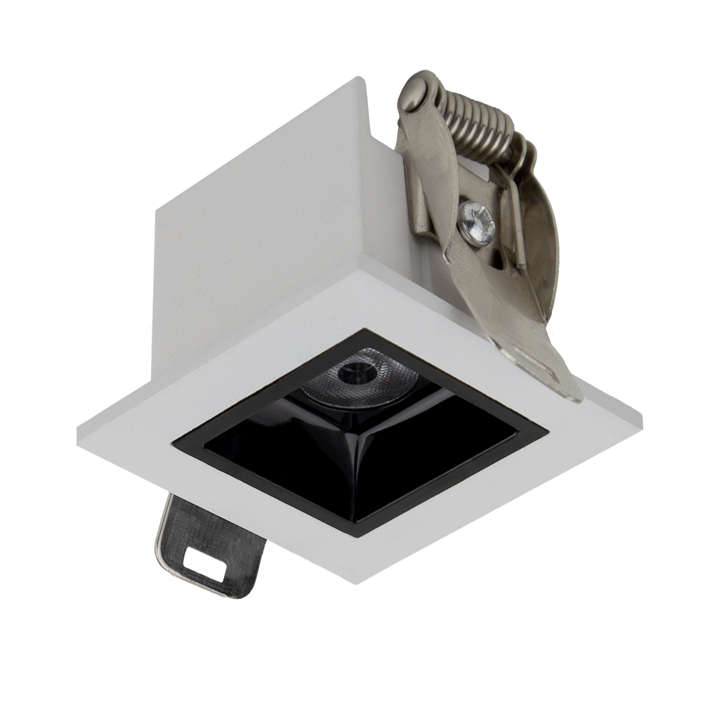 Spot Íris LED Embutir Bivolt 2W 3.000K - Branco com Interior - Blumenau ...