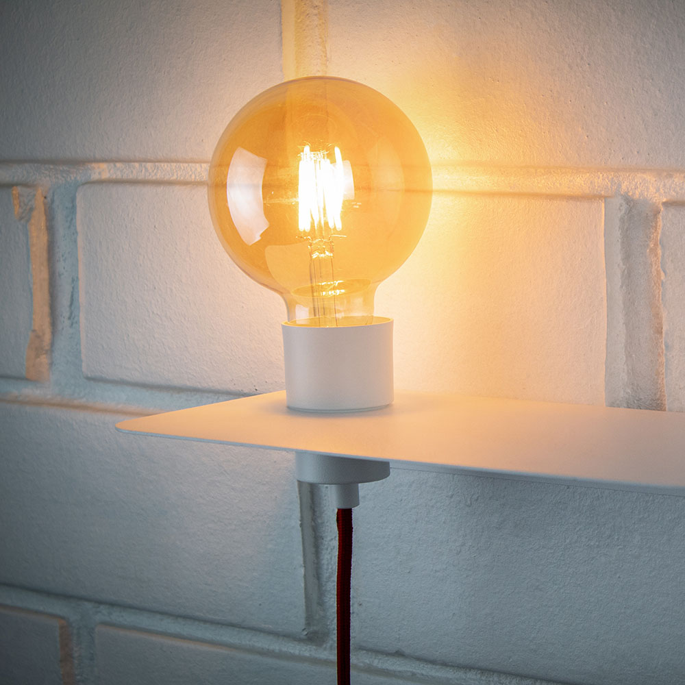 Lâmpada Filamento LED G125 4W - 440lm 2.400K - Blumenau Iluminação