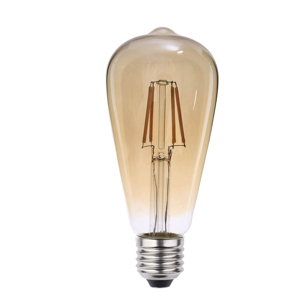 ILLUMINATOY　ジョン・フォークス　イルミナトイ　 MIROCKTOY Lâmpada Filamento LED ST64 4W - 440lm 2.400K - Blumenau Iluminação