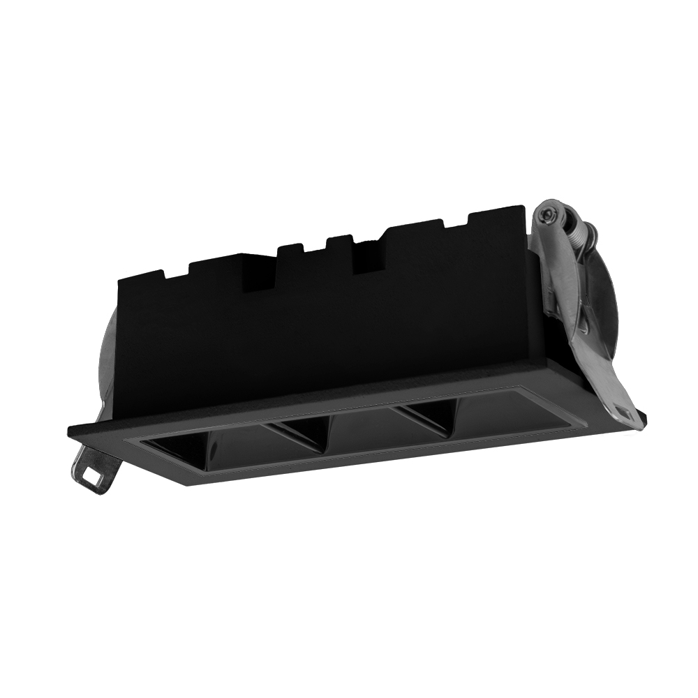 Spot Íris LED Embutir Bivolt 6W 3.000K Preto - Blumenau Iluminação - Se ...