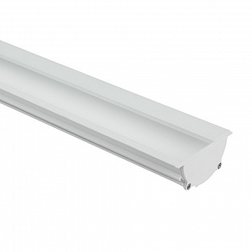 Perfil Line Decor Embutir Alumínio 2m 65x50mm - Branco