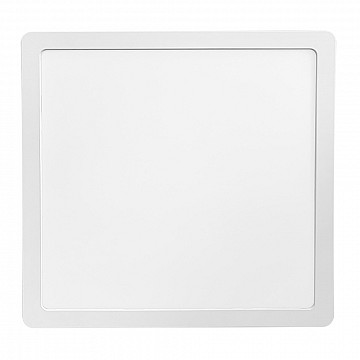 Painel LED Play ABS Sobrepor Quadrado 24W Bivolt 6.500K - Branco