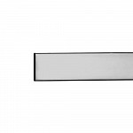 Perfil Sobrepor 35x40mm 2m - Preto