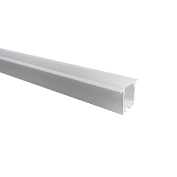 Perfil Line Alumínio Embutir 36mm 3M - Branco Fosco