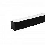 Perfil Sobrepor 35x40mm 2m - Preto