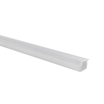 Perfil Line Alumínio Embutir 25mm 3M - Branco Fosco