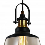 Pendente Soho Vintage - Vidro Âmbar com Preto