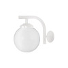 Arandela com Globo Boca 10 - Branco