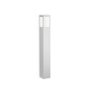 Balizador Garten Alumínio 50cm Lente Vidro - Branco