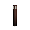 Balizador Garten Alumínio 50cm Lente Vidro - Corten