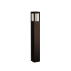 Balizador Garten Alumínio 50cm Lente Vidro - Marrom Gold