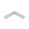 Emenda Perfil Embutir 25x14mm Teto-Parede - Branco Fosco