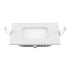 Painel LED Embutir Quadrado Alumínio 6W 6.500K - Branco