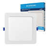 Painel LED Play ABS Embutir Quadrado 12W Bivolt 4.100K - Branco