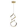 Pendente LED Espiral Bivolt 18W 3.000K Dourado