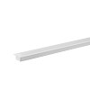 Perfil Embutir 25x14mm Sem Mola 3m - Branco Fosco