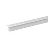 Perfil Embutir 36x27mm Sem Mola 2m - Branco Fosco