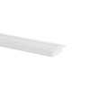 Perfil Embutir Alumínio 24x7mm Com Mola 3m - Branco Fosco