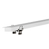 Perfil Embutir Alumínio 36x14mm Com Mola 3M - Branco Fosco