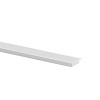 Perfil Embutir Alumínio 40x10mm Com Mola 3m - Branco Fosco