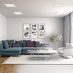 Painel LED Embutir Quadrado Alumínio 18W 3.000K - Branco
