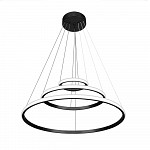 Pendente LED Aliança Triplo Bivolt 60W 3.000K Preto