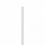 Perfil Sobrepor Alumínio 30x10mm 3m - Branco Fosco