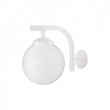 Arandela com Globo Boca 10 - Branco