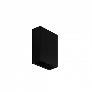 Arandela Mince 80mm LED 4W 3.000K - Preto