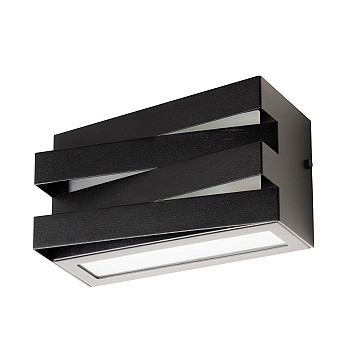 Arandela Trama Retangular 1xE27 Bivolt - Preto