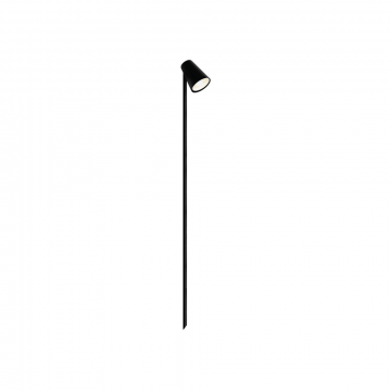 Balizador Drop 50cm IP54 1xGU10 - Preto Fosco