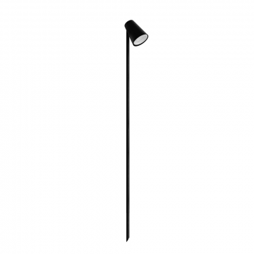 Balizador Drop 80cm IP54 1xGU10 - Preto Fosco