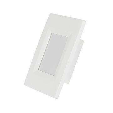 Balizador LED Brisa 4x2 IP65 2W 3.000K - Branco