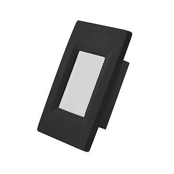 Balizador LED Brisa 4x2 IP65 2W 3.000K - Preto