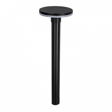 Balizador LED Eclipse ABS IP65 12W Bivolt 3.000K - Preto