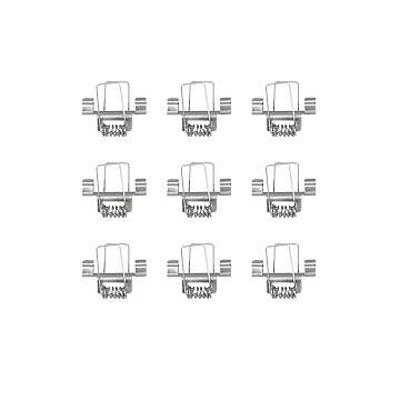 Kit Mola para Perfil Embutir 25x14mm e 24x9mm - 9un