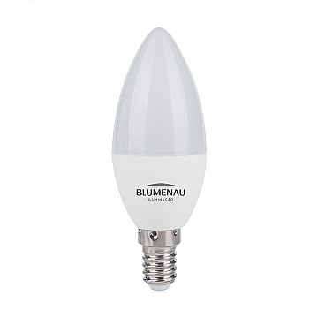 Lâmpada LED C37 E14 3W 240lm Bivolt 3.000K