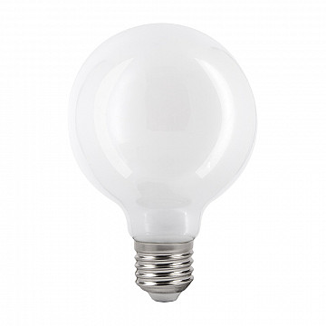 Lâmpada Leitosa LED G95 4W - Branco Quente 2.200K