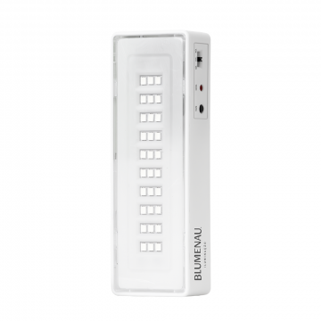 Luminária de Emergência 30 LEDs 1W 50/100lm 100-240V