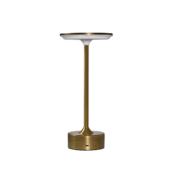 Luminária de Mesa LED Lilly 5W Temperatura de Cor Ajustável - Dourado