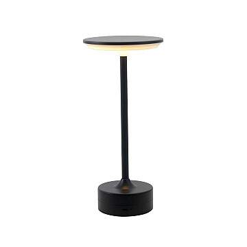 Luminária de Mesa LED Lilly 5W Temperatura de Cor Ajustável - Preto
