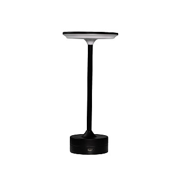 Luminária de Mesa LED Lilly 5W Temperatura de Cor Ajustável - Preto