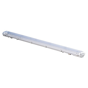 Luminária Hermética 2xT8 18W IP65 - Cinza