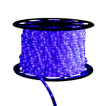 Mangueira LED 2,5W/m IP65 Luz Decorativa Azul 220V - 100m