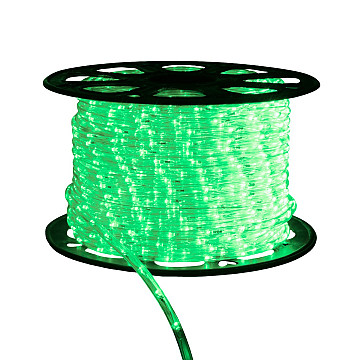 Mangueira LED 2,5W/m IP65 Luz Decorativa Verde 220V - 100m