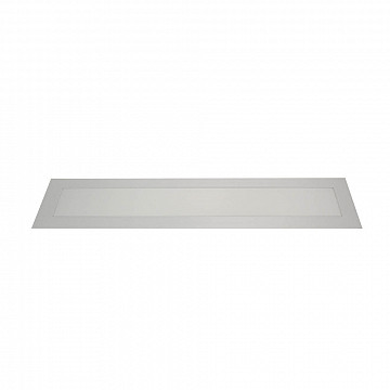Painel Backlight LED Embutir Retangular Alumínio 20W 6.500K - Branco