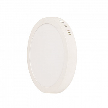 Painel LED Play Sobrepor Redondo 18W Bivolt 6.500K - Branco