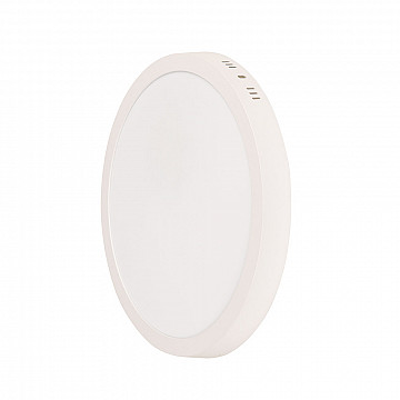 Painel LED Play Sobrepor Redondo 24W Bivolt 3.000K - Branco