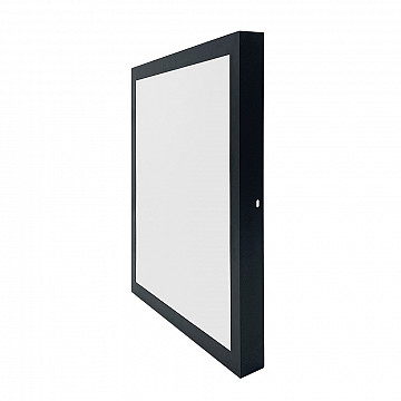 Painel LED Sobrepor Quadrado 32W 3.000K - Preto